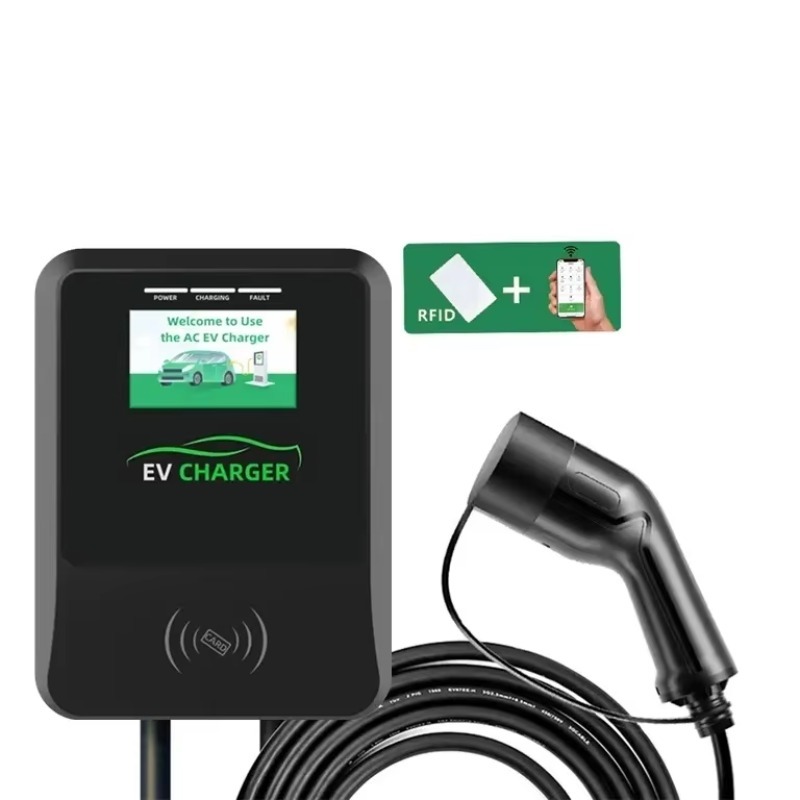 22Kw Wallbox Type 2 Ocpp Rfid - ウォールボックス 22kW EV充電ステーション ウォールチャージャー 22kW ウォールボックス、RFID、タイプ2ソケット、カード、OCPP