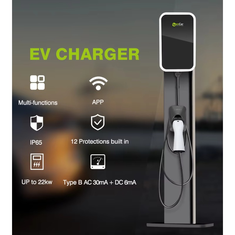 7kW 11kW AC EV充電ステーション タイプ2 スマ - 22Kw Wallbox Type 2 Ocpp Rfid のレビューと価格