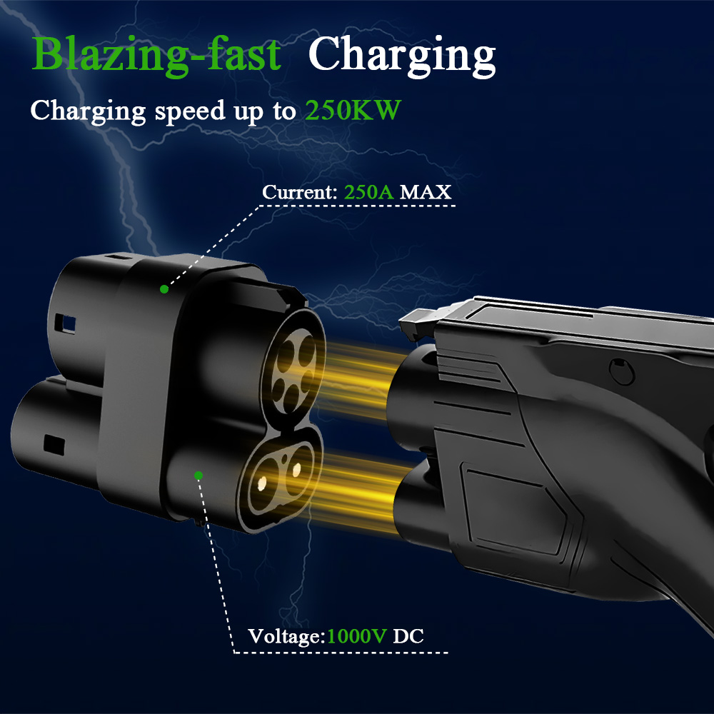 Kolanky CCS1 to CCS2 EV DC 100 - Ccs2 To Ccs1 Fast Charge Adapter 250Kw のレビューと価格