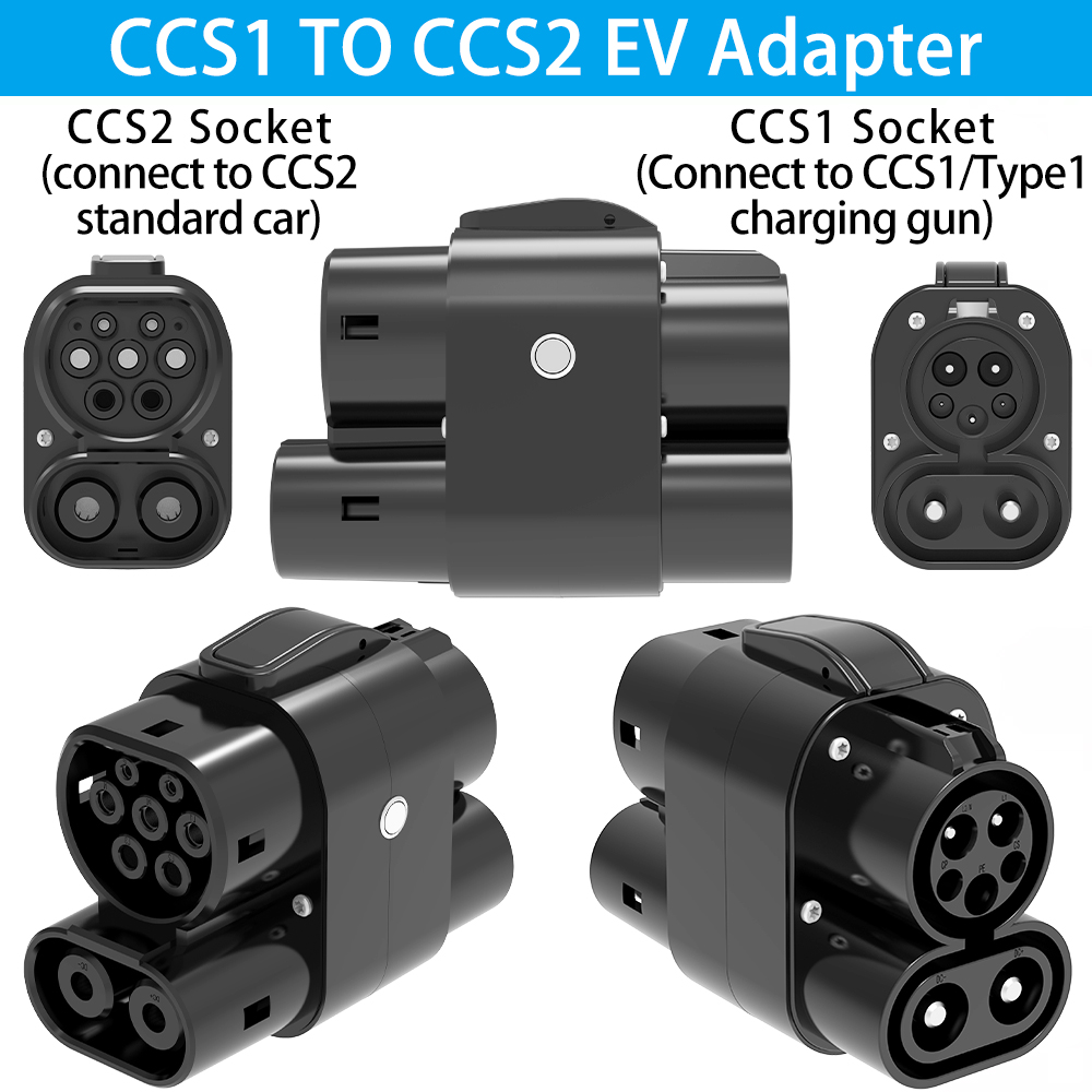 CCS1からCCS2へのEVアダプター、AC+DC急速充電対 - Ccs2 To Ccs1 Fast Charge Adapter 250Kw のレビューと価格