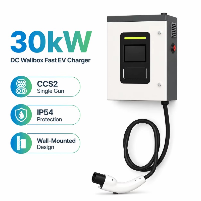 カスタマイズされた30kW CCS2 DC急速EV充電器ウォ - Dc Fast Charger 30Kw Wallbox Commercial のレビューと価格